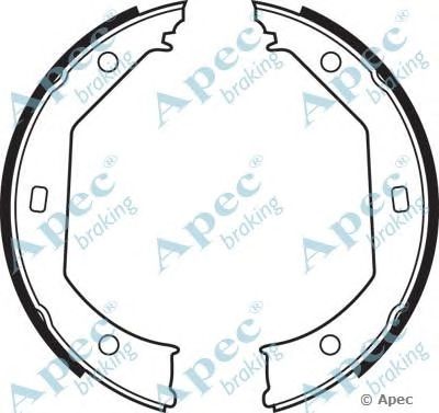 APEC BRAKING shu594 -  Комплект тормозных колодок